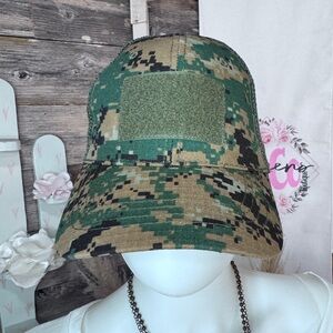 BDU Digital Camo Tactical Velcro Patches Baseball Cap Hat